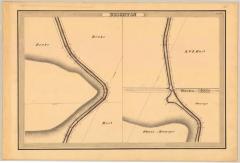 Erie Canal Survey, Brighton showing two views of Canal and Town Line