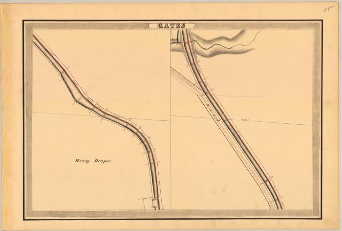Erie Canal Survey, Gates showing Draper and two views of Canal