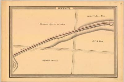 Erie Canal Survey, Greece showing Spencer and King