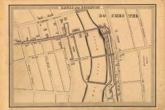 Erie Canal Survey, Gates and Brighton showing Rochester and Genesee River