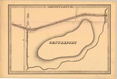 Erie Canal Survey, Mentz and Brutus showing Centerport