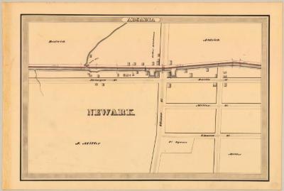 Erie Canal Survey, Arcadia showing Newark