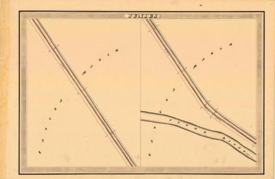 Erie Canal Survey, Junius showing Cayuga Marsh and Clyde River