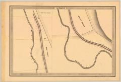 Erie Canal Survey, Lyons showing two views of Canal and Mud Creek