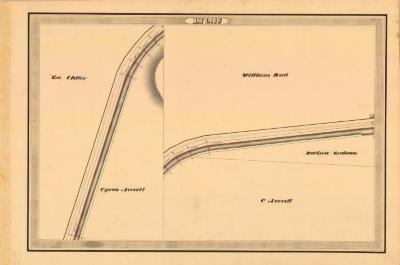Erie Canal Survey, Lyons showing Averell and Graham