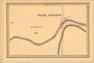 Erie Canal Survey, Brutus showing Cold Spring and Ward