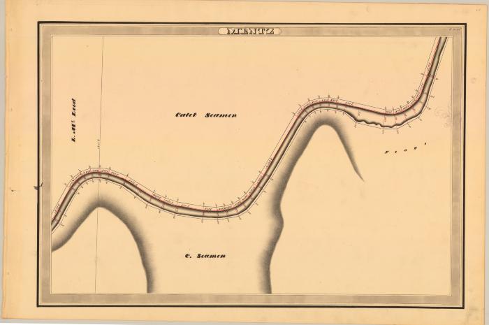Erie Canal Survey, Mentz showing Leod and Seamen