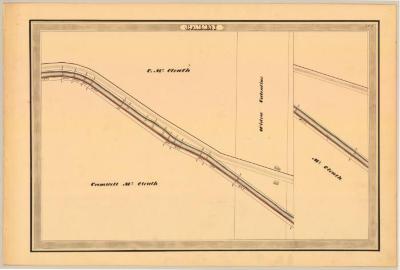 Erie Canal Survey, Galen showing McClouth and Valentine