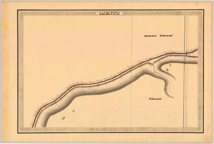 Erie Canal Survey, Mentz showing Vincent