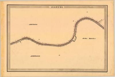 Erie Canal Survey, Brutus showing Atkinson and Barker