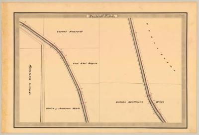 Erie Canal Survey, Palmyra showing Galoway and Mattison