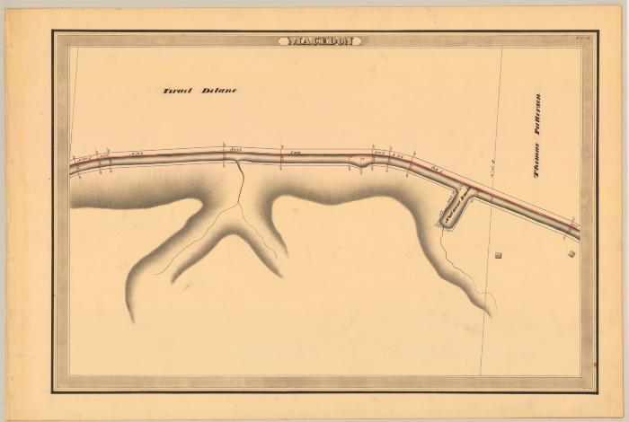 Erie Canal Survey, Macedon showing Delano and Patterson