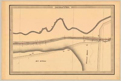 Erie Canal Survey, Palmyra showing Wilcox and Bartle