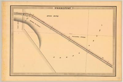 Erie Canal Survey, Perrinton showing Cedar Swamp, Kelly and Phelps