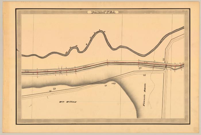 Erie Canal Survey, Palmyra showing Wilcox and Bartle