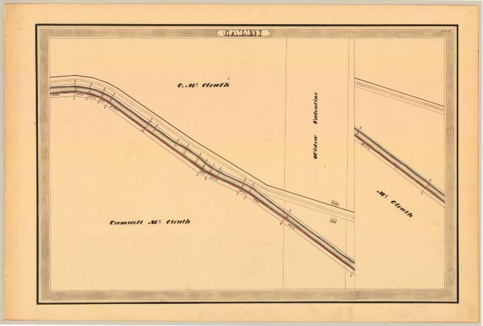 Erie Canal Survey, Galen showing McClouth and Valentine