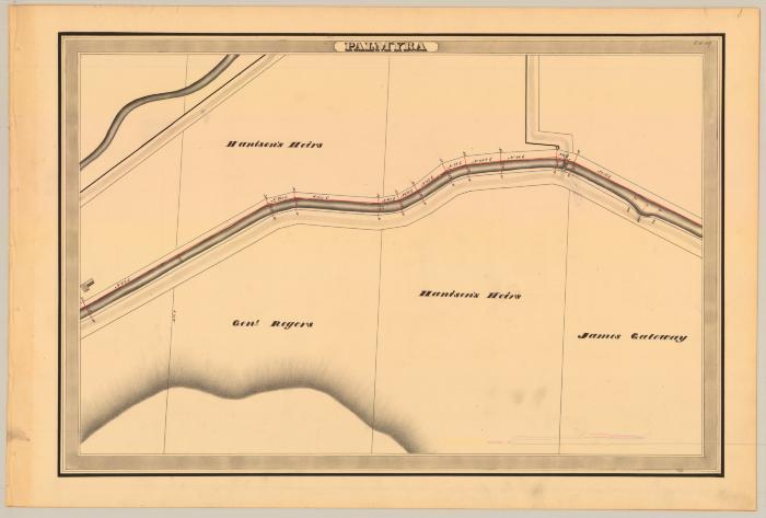 Erie Canal Survey, Palmyra showing Rogers and Galoway