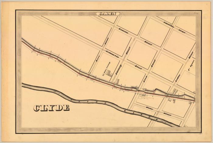Erie Canal Survey, Galen showing Clyde and Clyde River