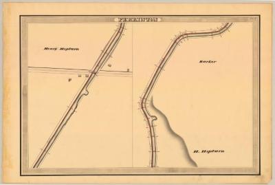 Erie Canal Survey, Perrinton showing two views of Canal