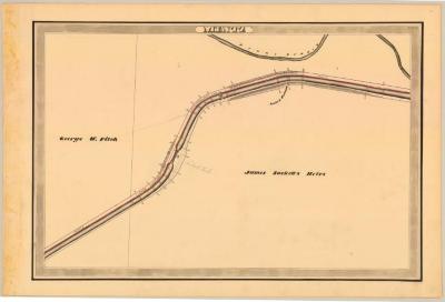 Erie Canal Survey, Mentz showing Fitch and Sackett
