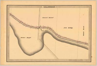 Erie Canal Survey, Macedon showing Bayle and Reed