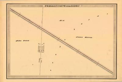 Erie Canal Survey, Perrinton and Macedon showing Town Line