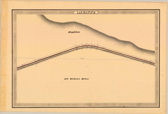 Erie Canal Survey, Mentz showing Hopkins and Wilson