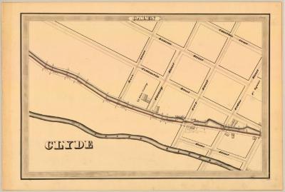 Erie Canal Survey, Galen showing Clyde and Clyde River