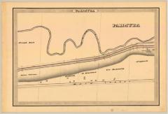 Erie Canal Survey, Palmyra showing Mud Creek and Main Street