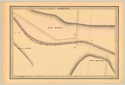 Erie Canal Survey, Arcadia showing Robinson and Hudson