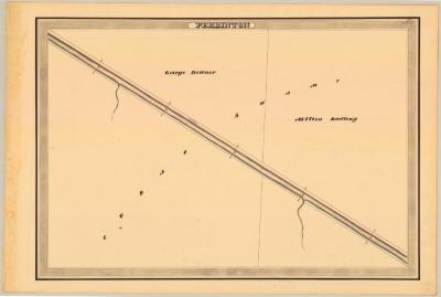 Erie Canal Survey, Perrinton showing Downer and Budlong