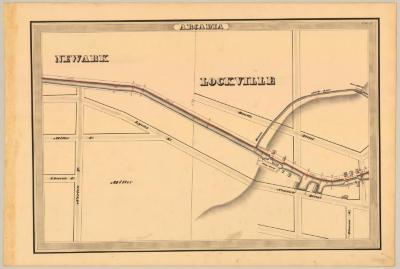 Erie Canal Survey, Arcadia showing Newark and Lockville
