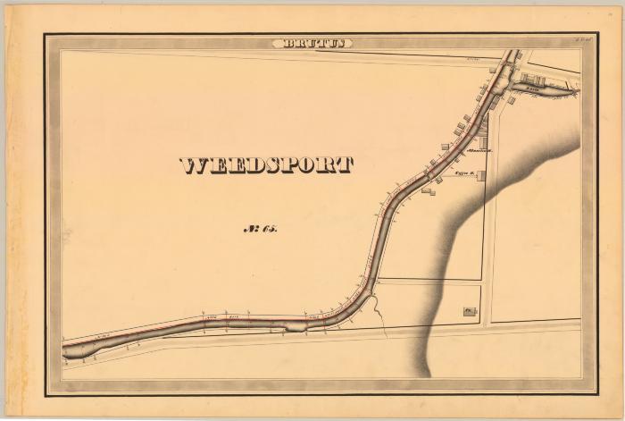 Erie Canal Survey, Brutus showing Weedsport and Basin