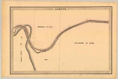 Erie Canal Survey, Mentz showing Tilden and King