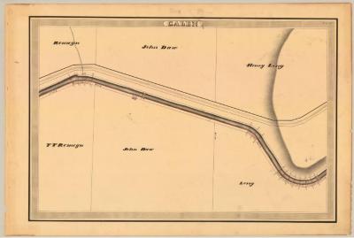 Erie Canal Survey, Galen showing Romeyn and Long