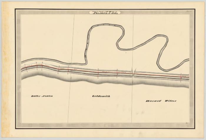 Erie Canal Survey, Palmyra showing Newton and Wilcox