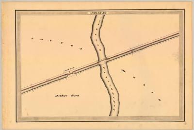 Erie Canal Survey, Junius showing Mud Lock and Canandaigua Outlet.