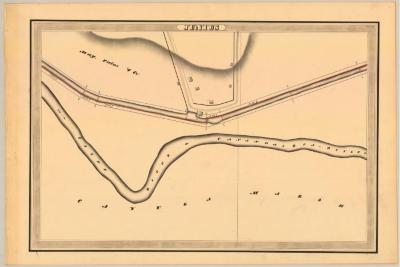 Erie Canal Survey, Junius showing Canandaigua Outlet