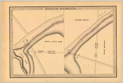 Erie Canal Survey, Palmyra and Arcadia showing Fish and Bloomer