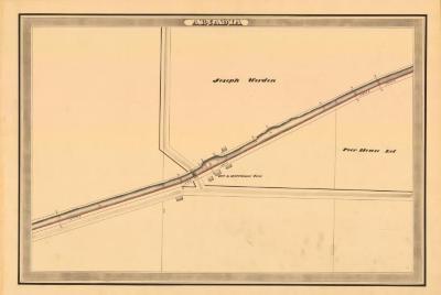 Erie Canal Survey, Arcadia showing Williams’ Inn and Poor House Lot