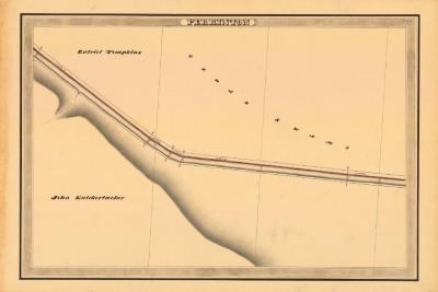 Erie Canal Survey, Perrinton showing Tompkins and Cedar Swamp