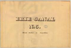 Erie Canal Survey, Volume five, Erie Canal No. 5 from Galen to Camillus 