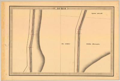 Erie Canal Survey, Lyons showing Ohlier and Parmeter