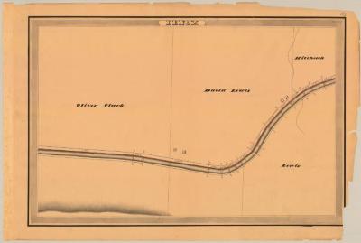Erie Canal Survey, Lenox showing Clark and Lewis