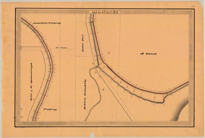 Erie Canal Survey, Manlius showing Tarpeny and Sword