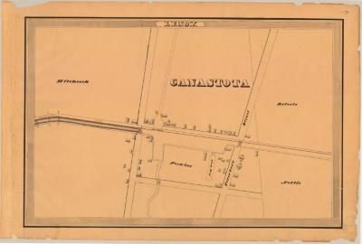 Erie Canal Survey, Lenox showing Canastota and Peterboro Street