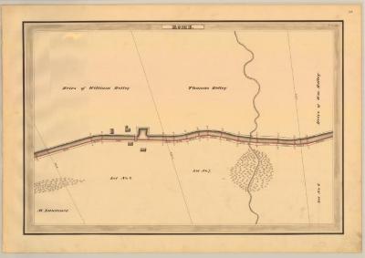 Erie Canal Survey, Rome showing Lawrence and Holley 