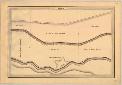 Erie Canal Survey, Rome showing Clinton, Taylor and site of Fort Bull 