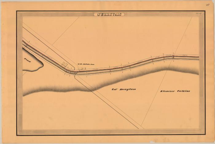 Erie Canal Survey, Sullivan showing J.H. Child’s Inn and Douglass