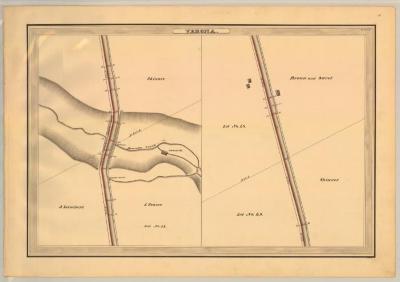 Erie Canal Survey, Verona showing two views of Canal and Brandy Creek 